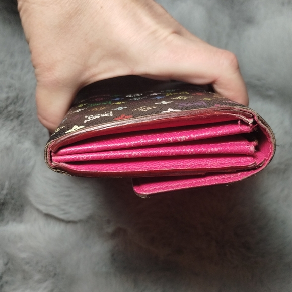 Louis Vuitton Multicolor Murakami Sara Wallet on chain - Picture 4 of 16